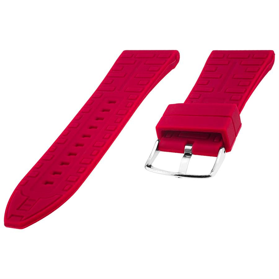 Cobra S01A36-R Kırmızı Silikon Saat Kordonu