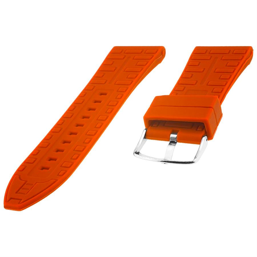 Cobra S01A36-T Turuncu Silikon Saat Kordonu