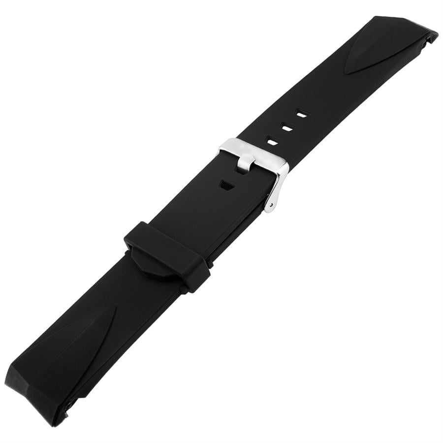 CORUM Admiral's Cup Competition Uyumlu 24x24mm Silikon Saat Kordonu P26CRM-L 