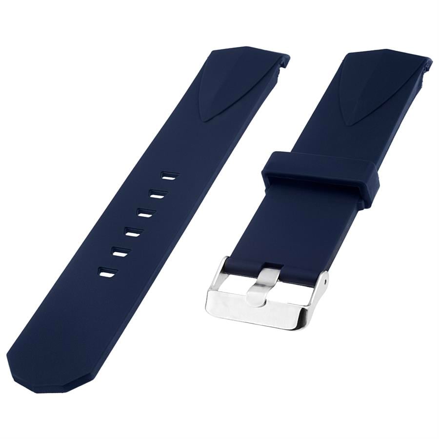CORUM Admiral's Cup Competition Uyumlu 24x24mm Silikon Saat Kordonu P26CRM-L 