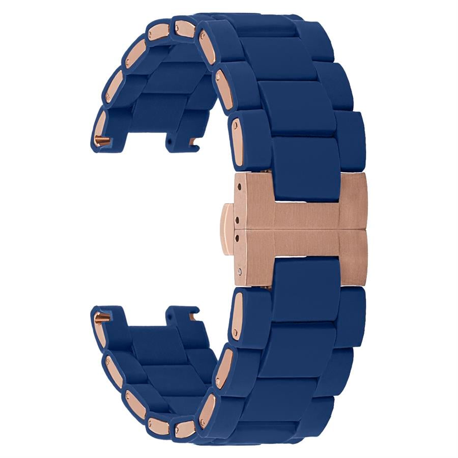 Emporio Armani AR5890 Uyumlu SM18EA-L Lacivert Silikon Saat Kordonu 