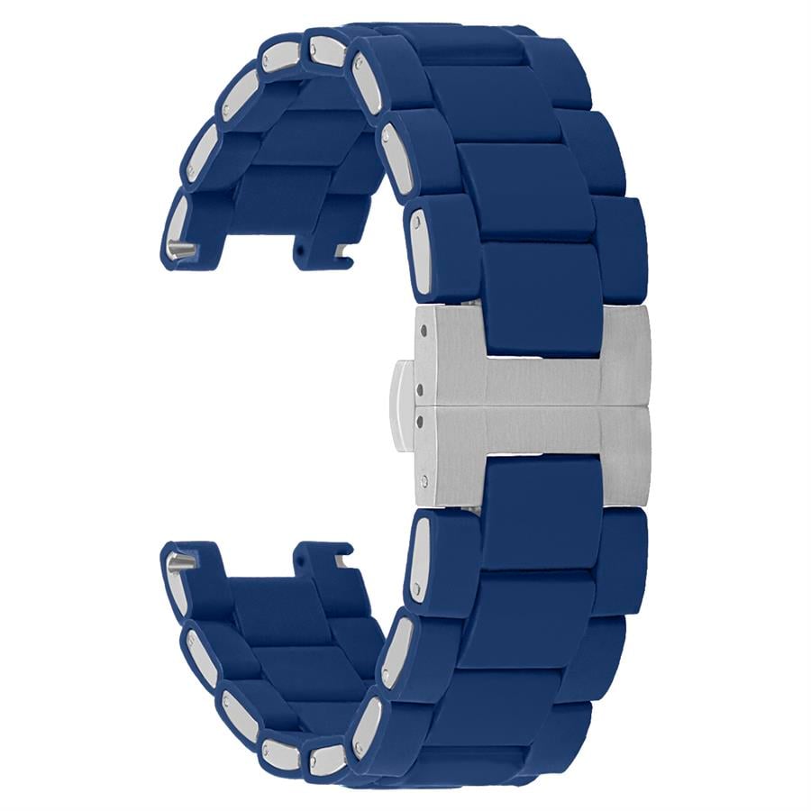 Emporio Armani AR5890 Uyumlu SM18EA-L Lacivert Silikon Saat Kordonu 