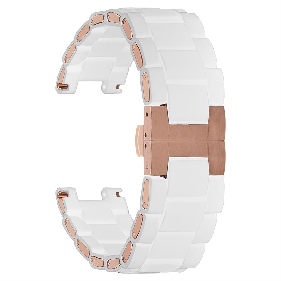 Emporio Armani AR5890 Uyumlu SM18EA-W Beyaz Silikon Saat Kordonu 