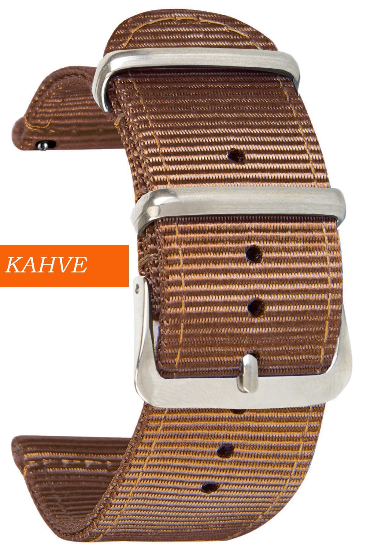 Huawei Watch Gt Gt2 Gt3 Gt4 Gt5 Uyumlu Tekstil Nato Kumaş Saat Kordonu Kayışı