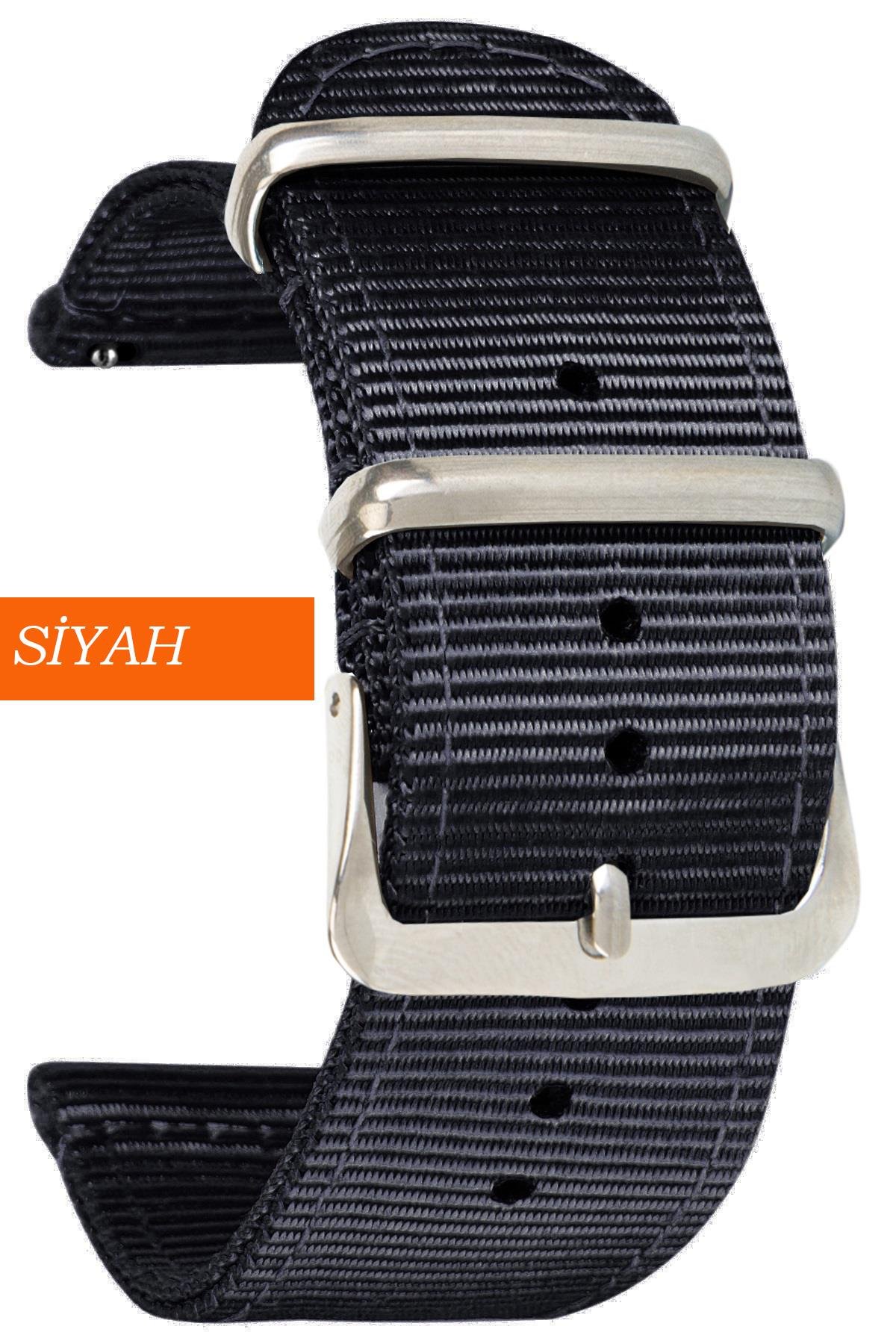 Huawei Watch Gt Gt2 Gt3 Gt4 Gt5 Uyumlu Tekstil Nato Kumaş Saat Kordonu Kayışı