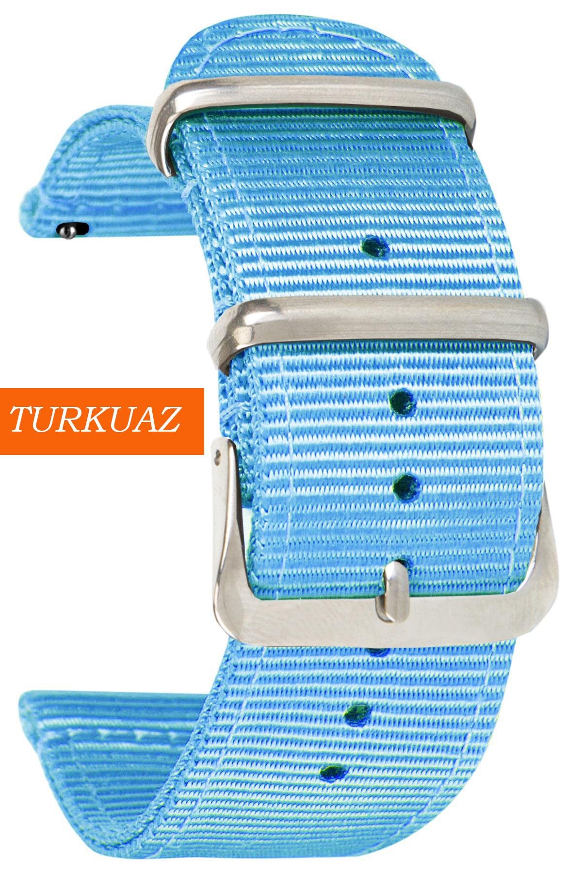 Huawei Watch Gt Gt2 Gt3 Gt4 Gt5 Uyumlu Tekstil Nato Kumaş Saat Kordonu Kayışı