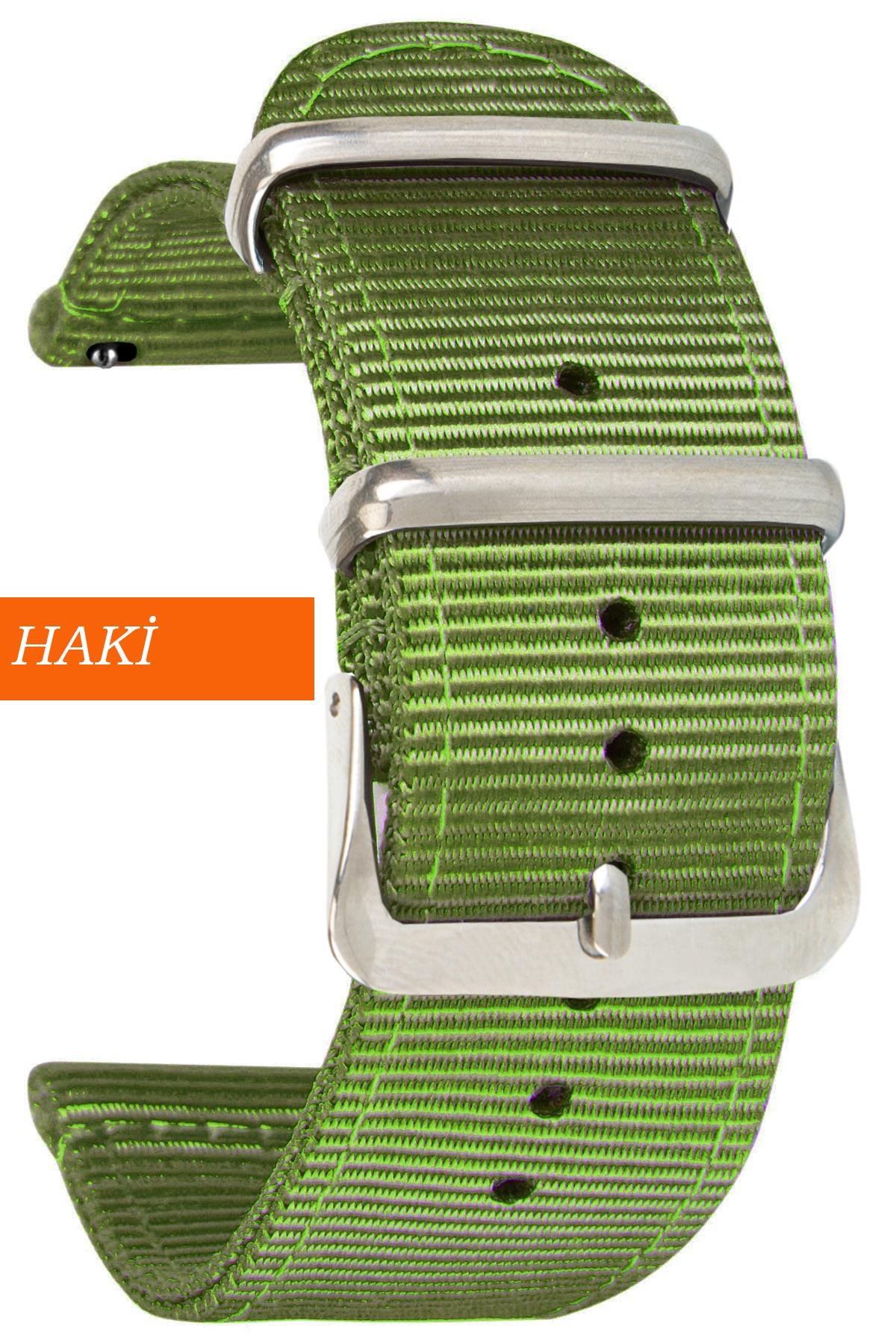 Huawei Watch Gt Gt2 Gt3 Gt4 Gt5 Uyumlu Tekstil Nato Kumaş Saat Kordonu Kayışı