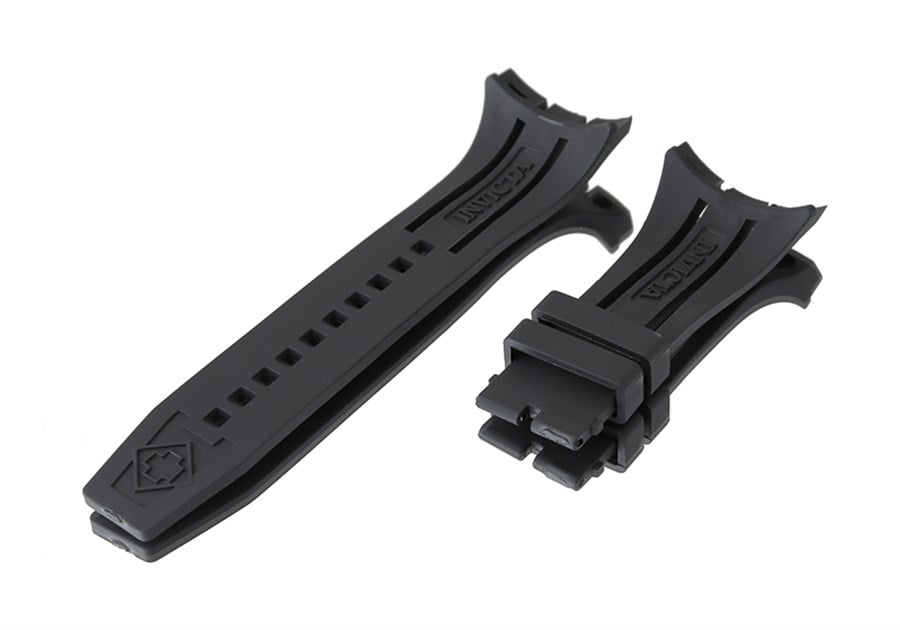 INVICTA Force Contender Modeline Uyumlu 30x24mm Silikon Saat Kordonu S02INVFC-B