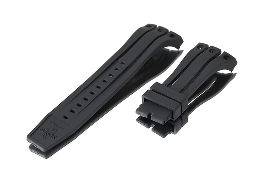 INVICTA Force Contender Modeline Uyumlu 30x24mm Silikon Saat Kordonu S02INVFC-B