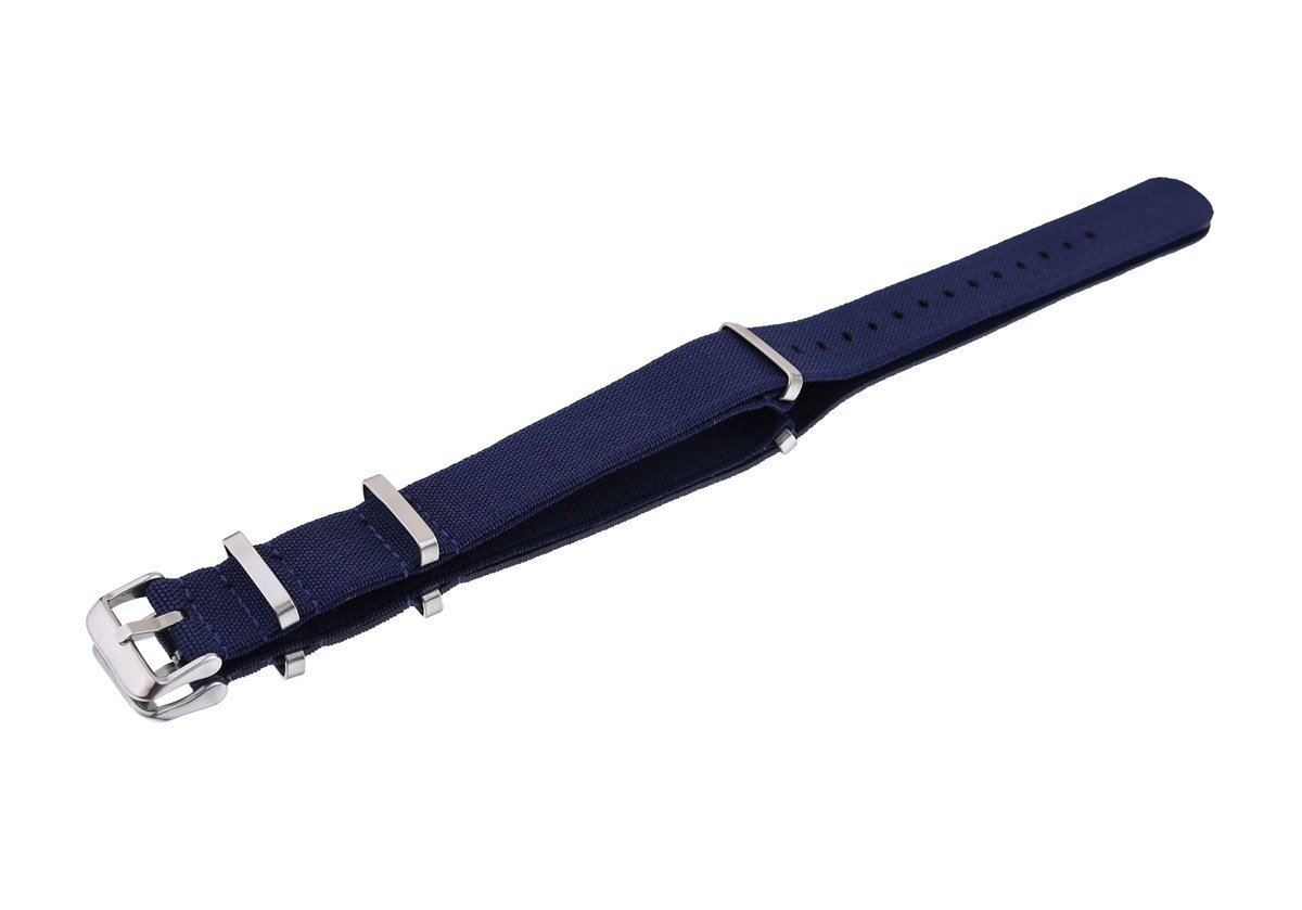 Nato Saat Kordonu N39TLD-L Lacivert (Lastikli)