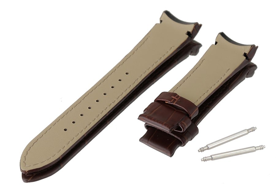 Seiko Premier Kinetic Perpetual SNAD29P1/SNP037J1/SNP061J1/SNP061P1/SPC053P1/SRL021J1/SRL021P1/SRN005P1/SRX003J1/SRX003JC/SRX003P1 Modelleriyle Uyumlu 21x18mm Hakiki Deri Saat Kordonu L04SPR2-K