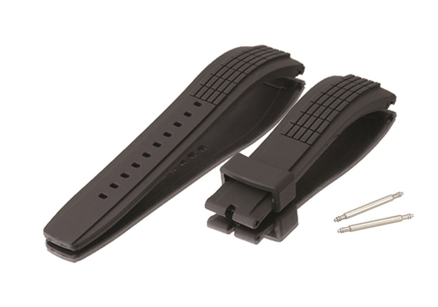 Seiko VELATURA II SNAA93P1/SRH006J1/SPC007P1/SPC005J1/SRH005J1/SNAA93P2/SPC007J1/SRH006P1/SRH003P1/SNAE21P1/SRQ001J1 Modelleri Uyumlu 26x20mm Silikon Saat Kordonu S02SVE-B