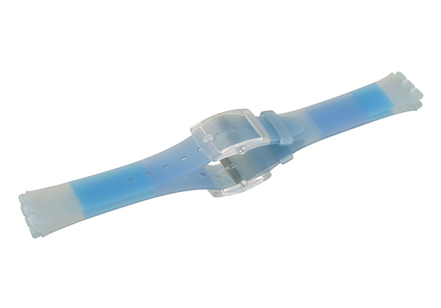 SWATCH Bludablu Model Uyumlu 16.5mm Silikon Saat Kordonu SFK170-M