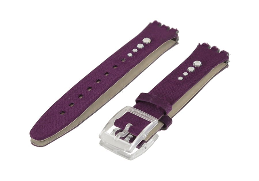 SWATCH Flower Track Model Uyumlu 16.5mm Deri Saat Kordonu SFK278-P