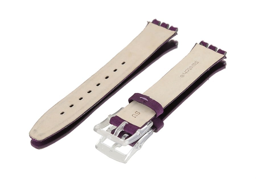 SWATCH Flower Track Model Uyumlu 16.5mm Deri Saat Kordonu SFK278-P
