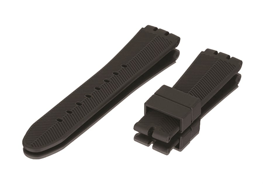 SWATCH Irony The Chrono Model Uyumlu 23mm Silikon Saat Kordonu P27SCB-B