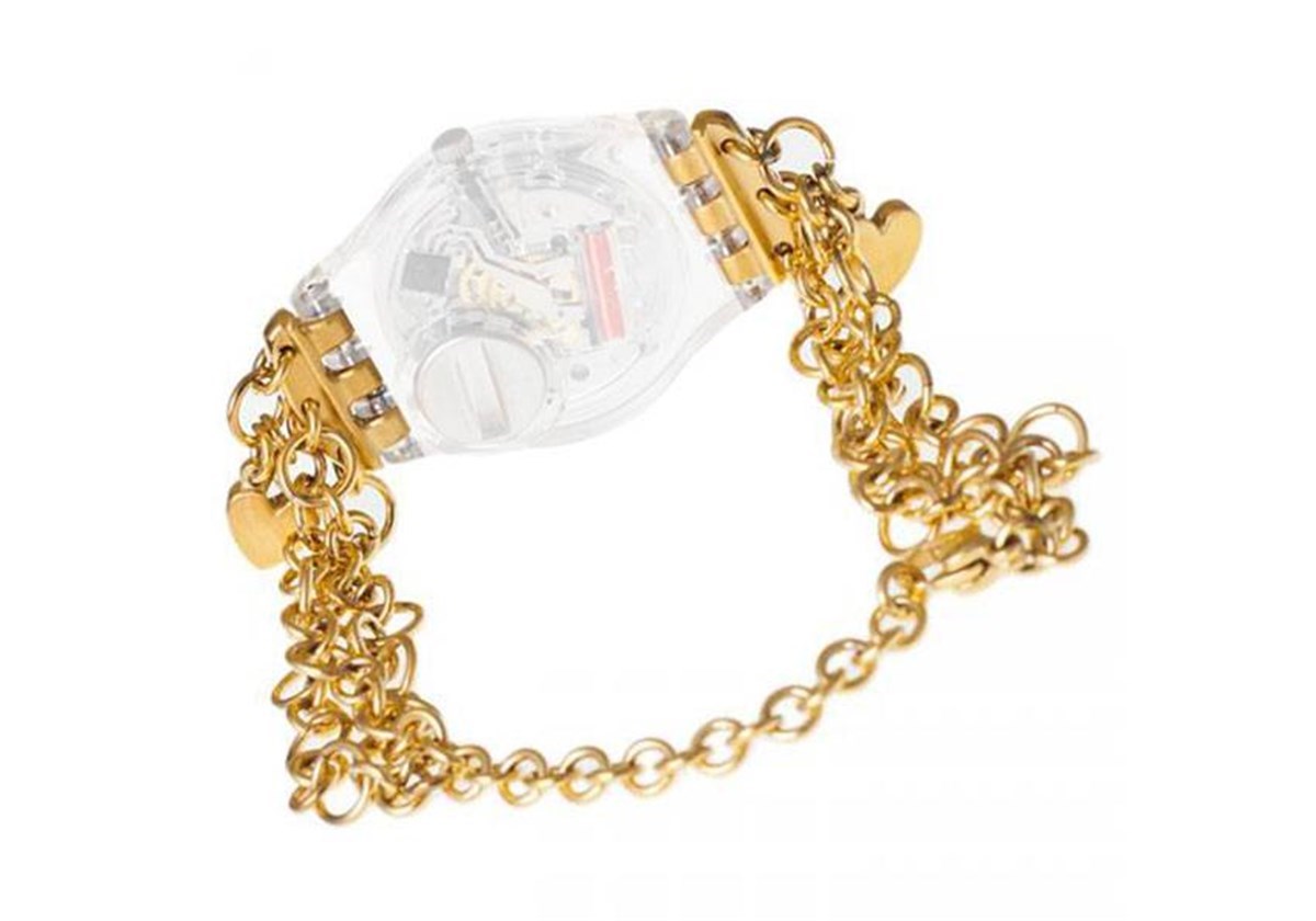 SWATCH LK324G Golden Curl Saat Kordonu