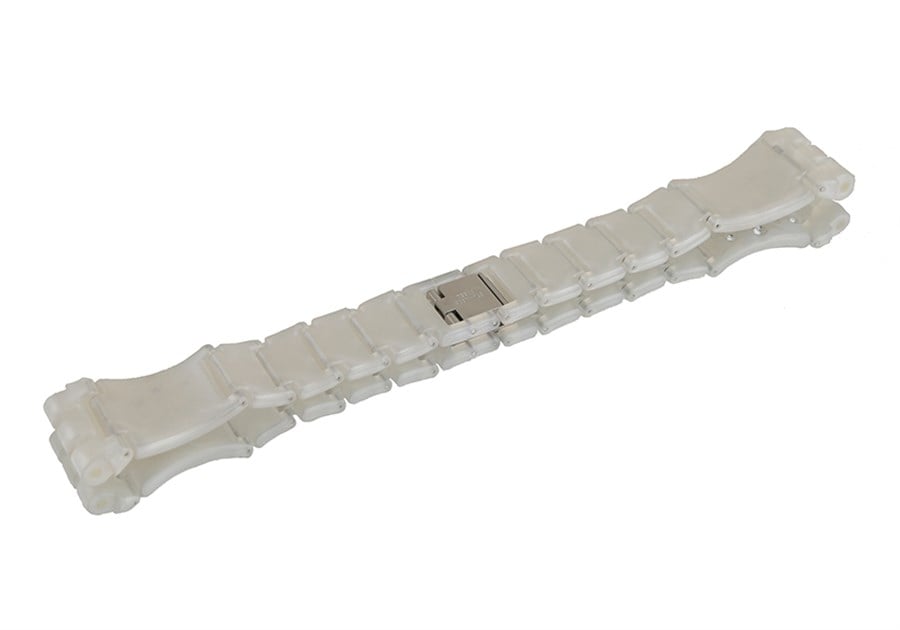 SWATCH White Feelings Model Uyumlu 19.7mm Metal Saat Kordonu SUJW101-W