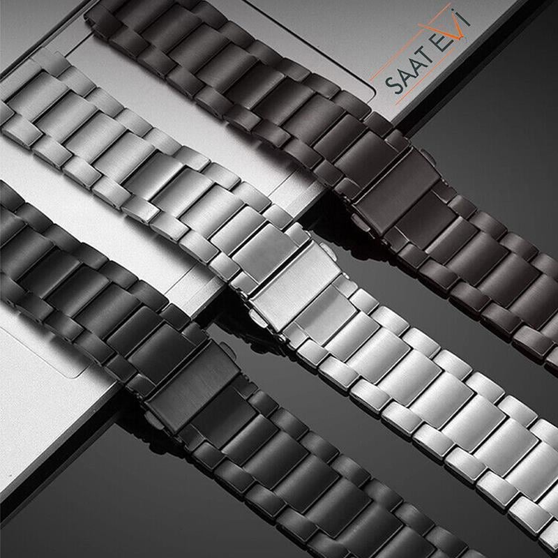 Xaomi Mi Watch S1-S2 Redmi Watch 5 Active-Lite Saat Uyumlu Dolgu Çelik Metal Saat Kordonu Kayışı