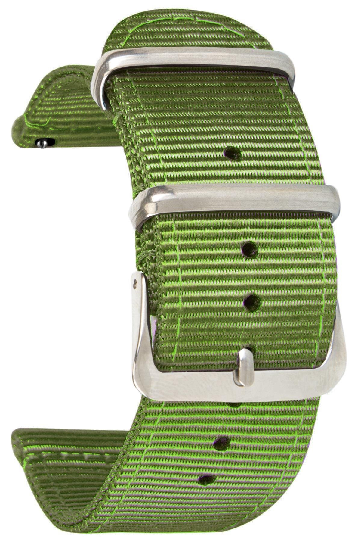 Xaomi Mi Watch S1-S2 Redmi Watch 5 Active-Lite Saat Uyumlu Tekstil Nato Kumaş Saat Kordonu Kayışı