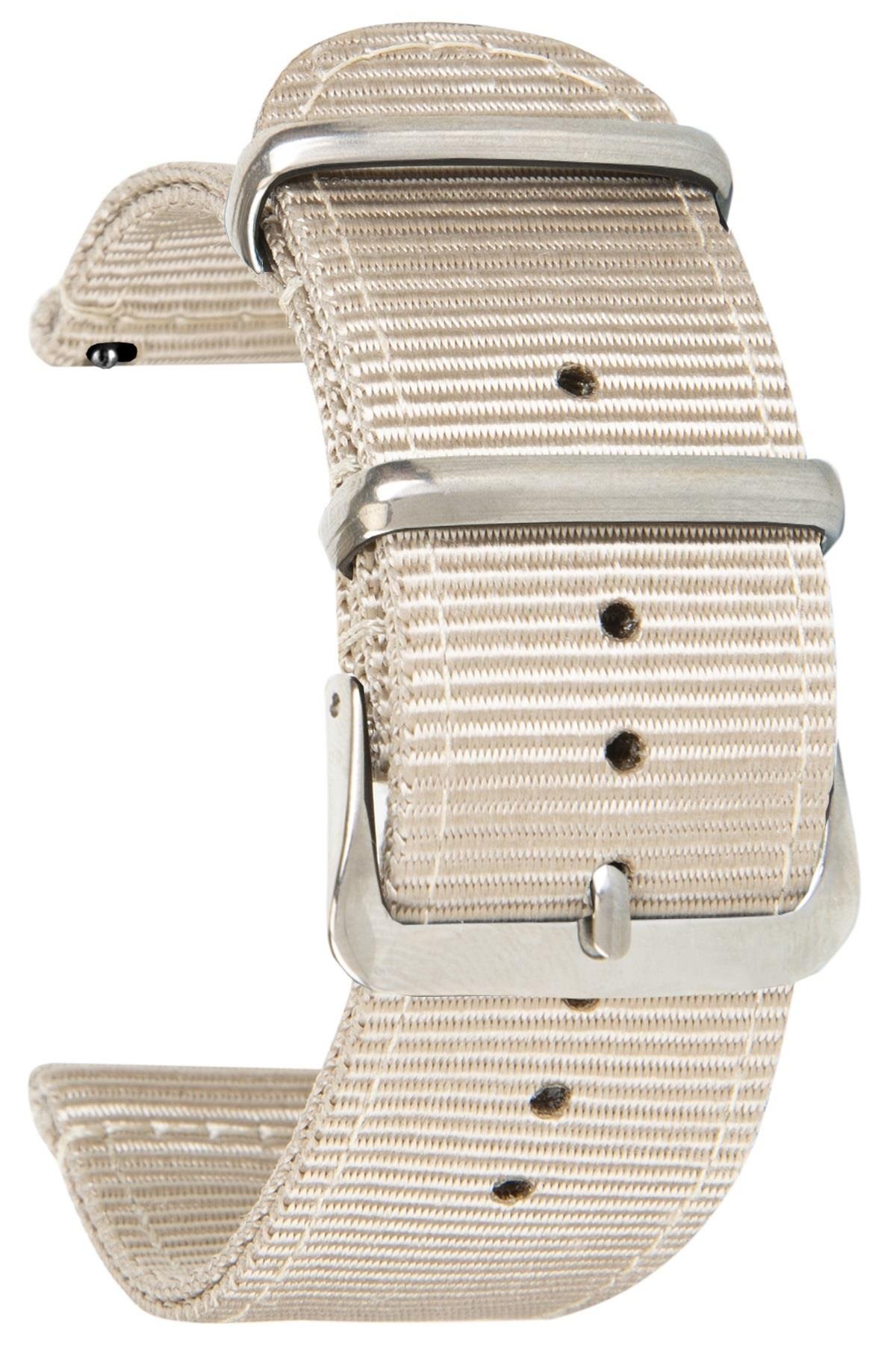 Xaomi Mi Watch S1-S2 Redmi Watch 5 Active-Lite Saat Uyumlu Tekstil Nato Kumaş Saat Kordonu Kayışı