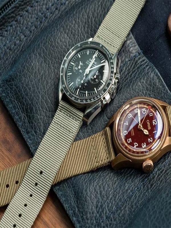 Xaomi Mi Watch S1-S2 Redmi Watch 5 Active-Lite Saat Uyumlu Tekstil Nato Kumaş Saat Kordonu Kayışı