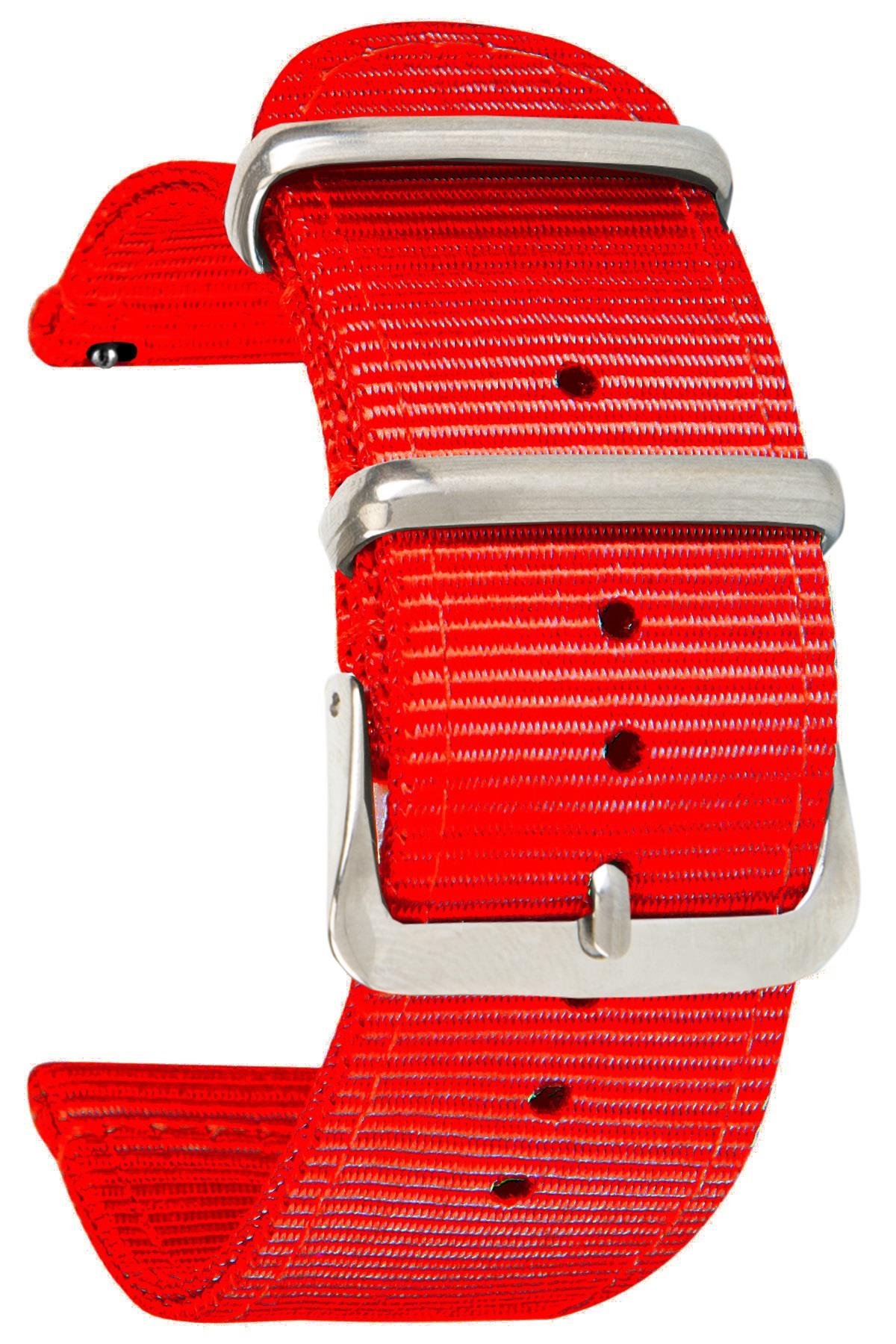 Xaomi Mi Watch S1-S2 Redmi Watch 5 Active-Lite Saat Uyumlu Tekstil Nato Kumaş Saat Kordonu Kayışı