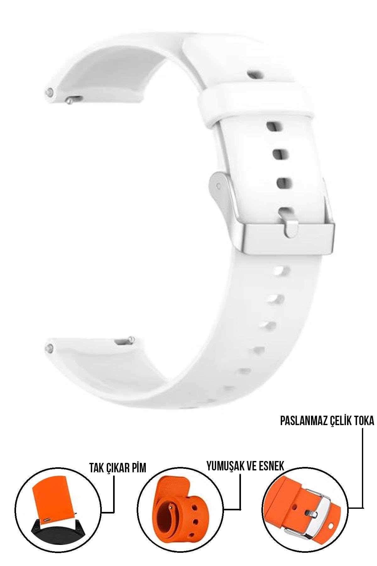 Xaomi Mi Watch S1-S2 Redmi Watch 5 Active-Lite Saat Uyumlu Silikon Saat Kordonu Kayışı