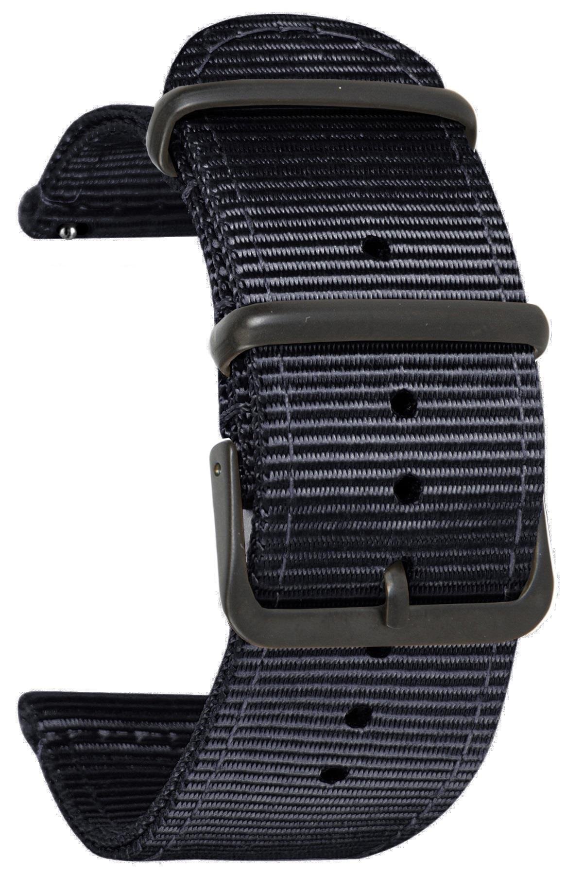 Xaomi Mi Watch S1-S2 Redmi Watch 5 Active-Lite Saat Uyumlu Tekstil Nato Kumaş Saat Kordonu Kayışı