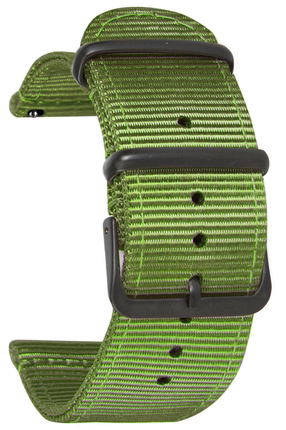 Xaomi Mi Watch S1-S2 Redmi Watch 5 Active-Lite Saat Uyumlu Tekstil Nato Kumaş Saat Kordonu Kayışı