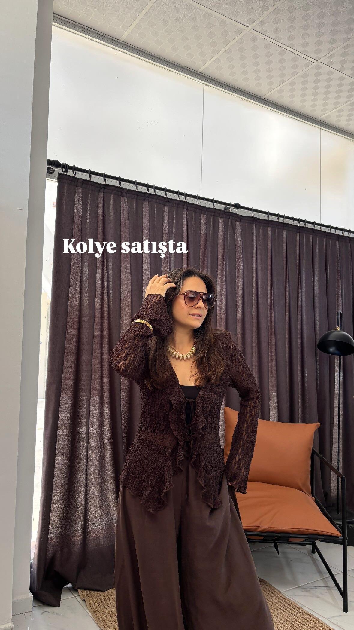 LİKRALI DANTEL BLUZ