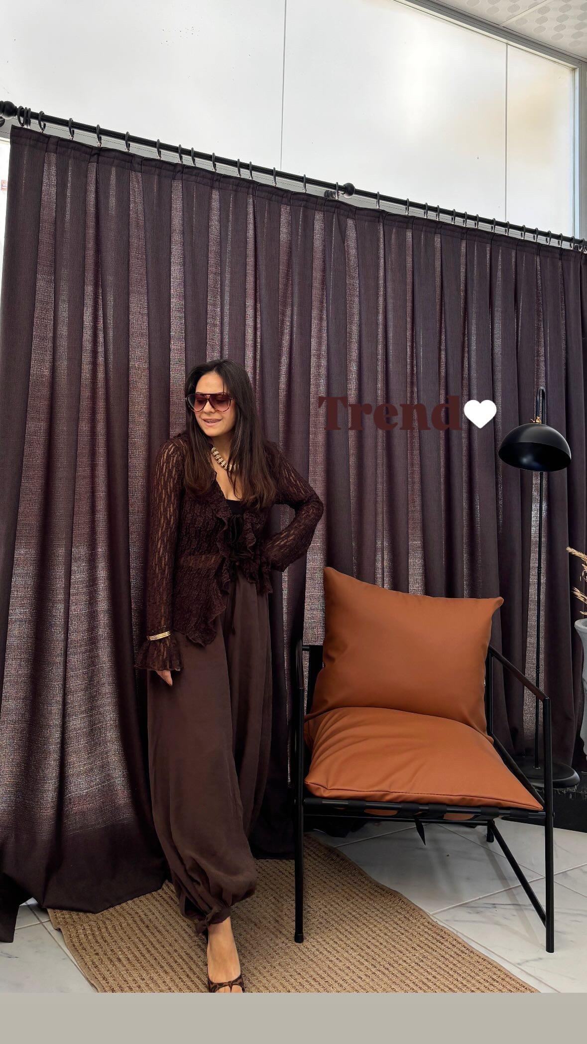 LİKRALI DANTEL BLUZ