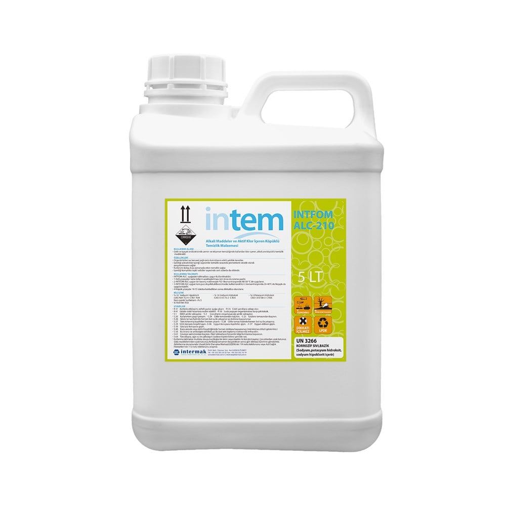 Hijyen ÜrünleriİntemİNTEM-G0010INTFOM ALC-210 KÖPÜKLÜ TEMİZLİK MADDESİ