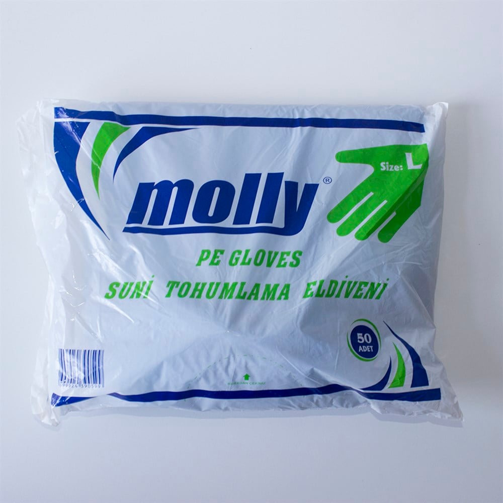 Hijyen EkipmanlarıMOLLYMANDIRA-T0573MOLLY-SUNİ TOHUMLAMA ELDİVENİ(PAKET -100 ADET)