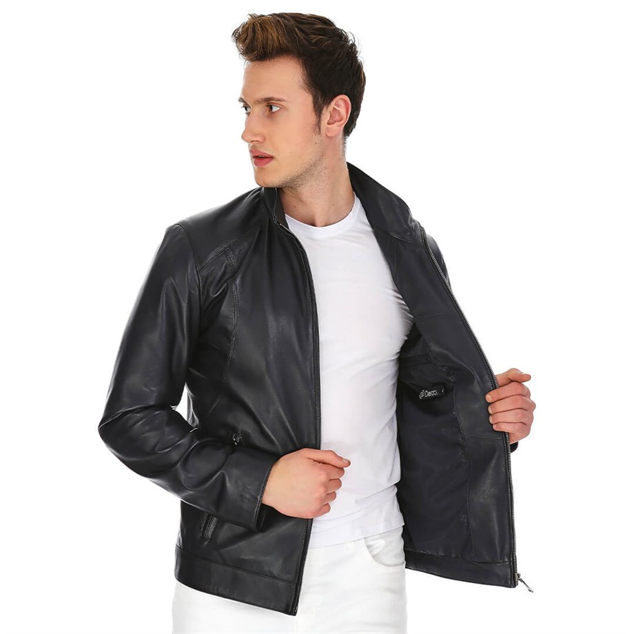 Dinamo Leather Erkek Gerçek Deri Ceket DE-300V2 - 20093