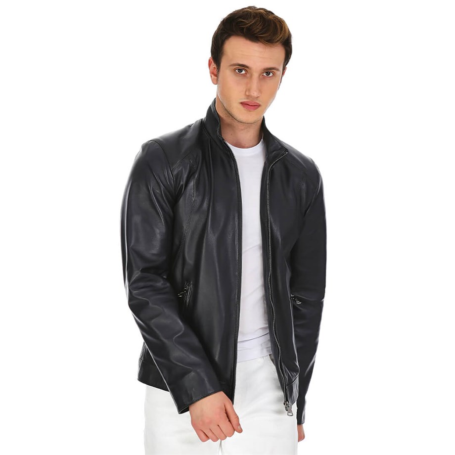 Dinamo Leather Erkek Gerçek Deri Ceket DE-300V2 - 20093