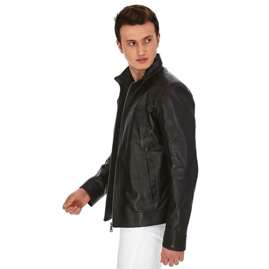 Dinamo Leather Erkek Gerçek Deri Ceket DE-133 - 20116