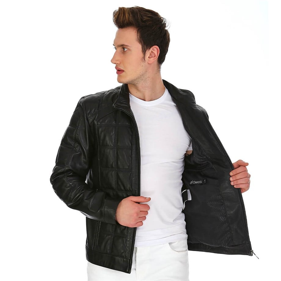 Dinamo Leather Erkek Gerçek Deri Ceket DE-362 - 20028