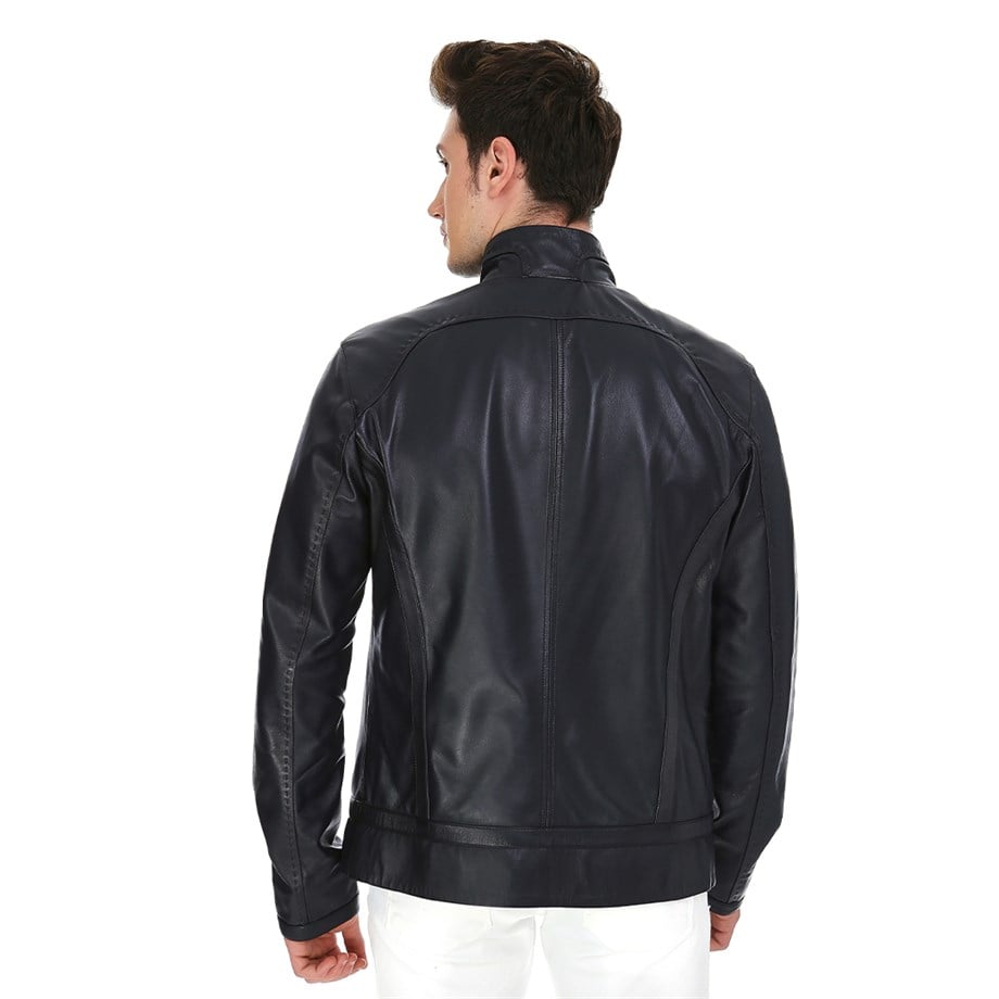 Dinamo Leather Erkek Gerçek Deri Ceket DE-788 - 20104