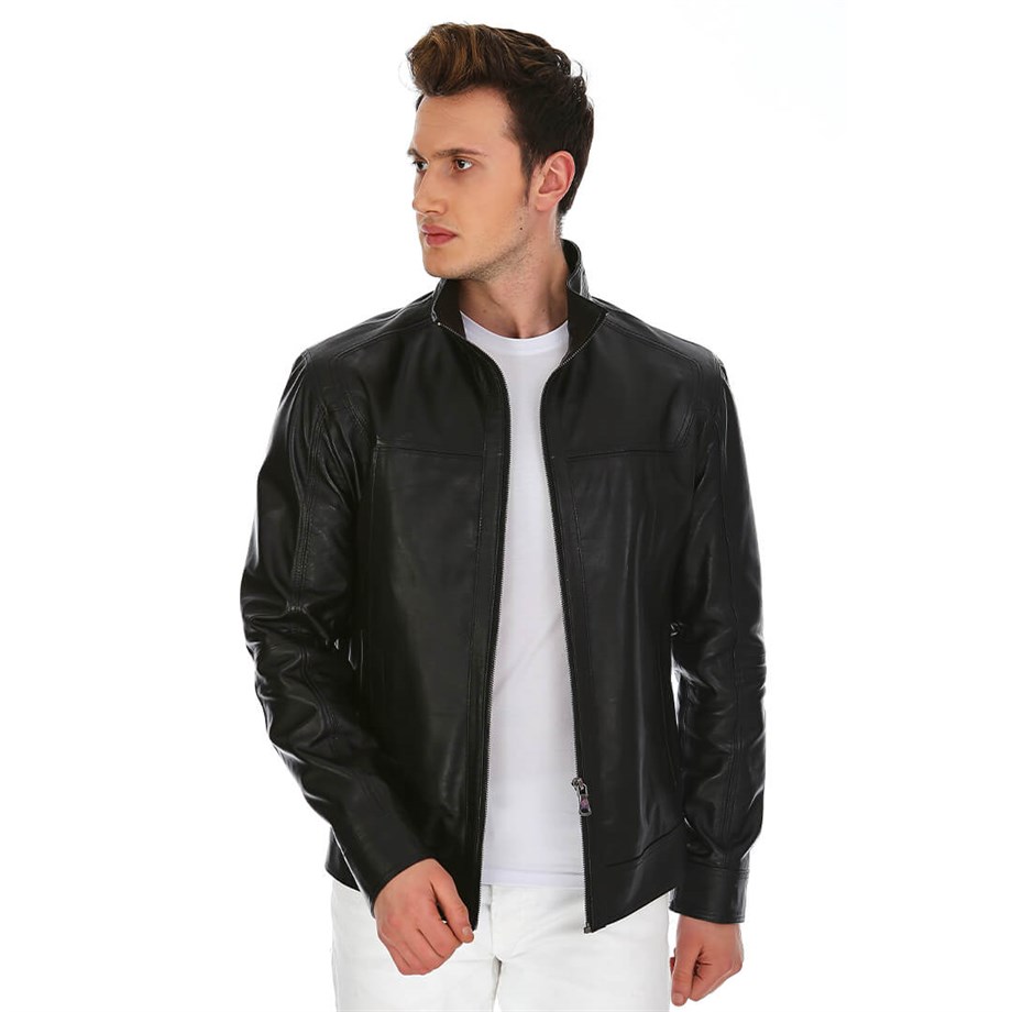 Dinamo Leather Erkek Gerçek Deri Ceket DE-133 - 20019