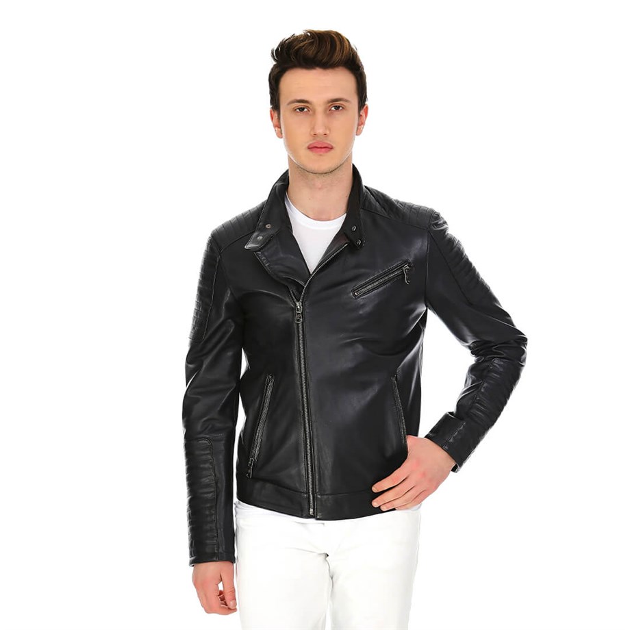 Dinamo Leather Erkek Gerçek Deri Ceket DE-372 - 20091
