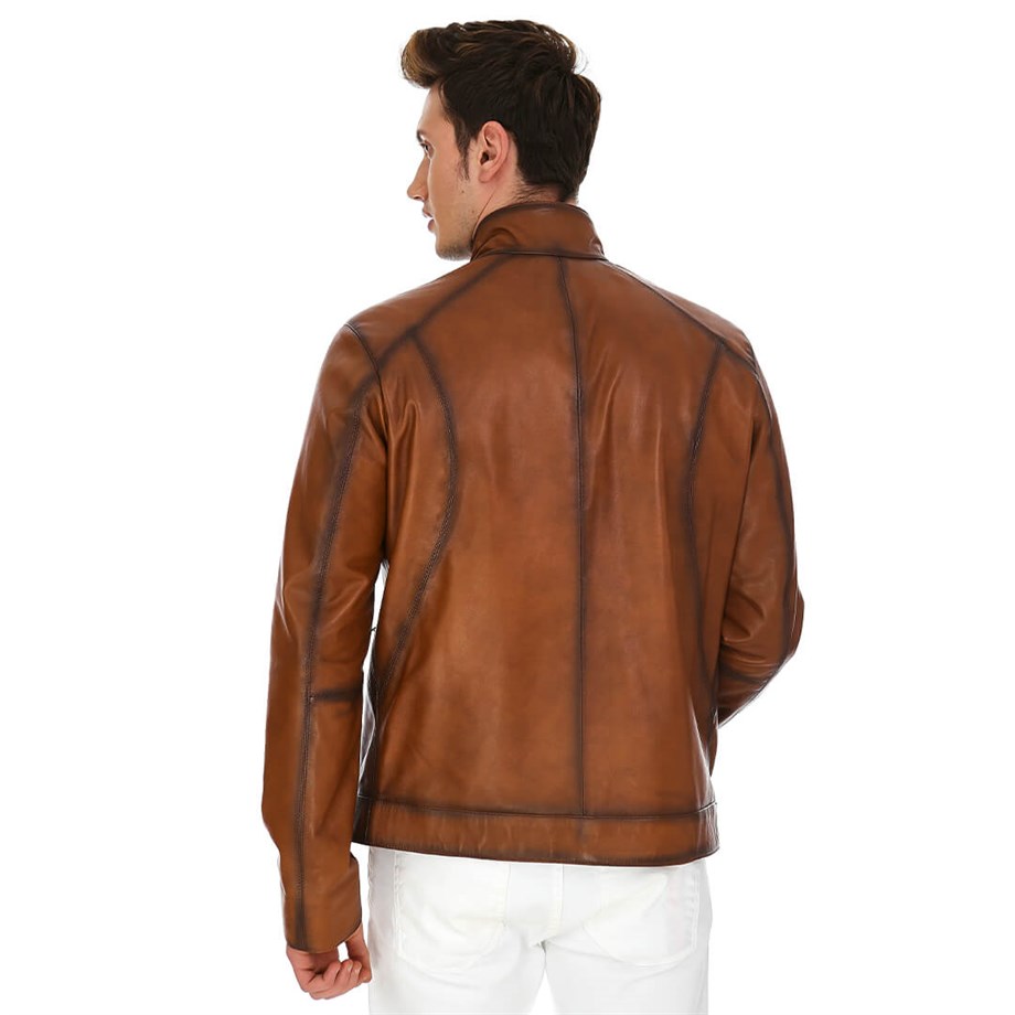 Dinamo Leather Erkek Gerçek Deri Ceket DE-300V2 - 20158