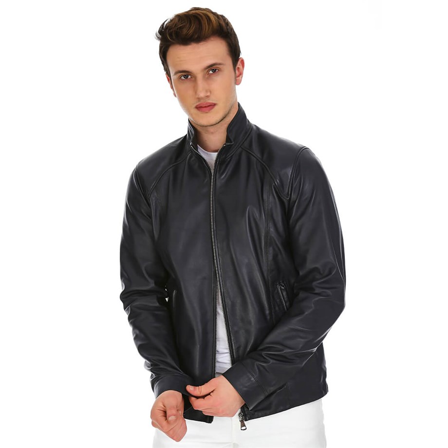 Dinamo Leather Erkek Gerçek Deri Ceket DE-1100 - 20107