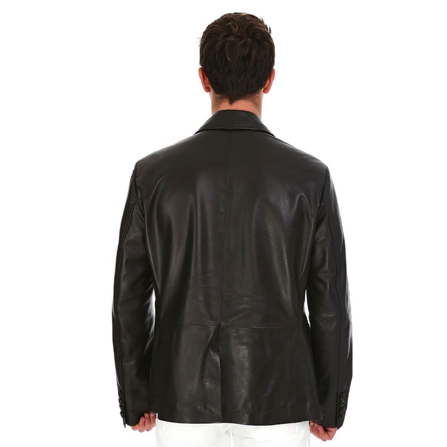Dinamo Leather Erkek Gerçek Deri Ceket DE-740 - 20017