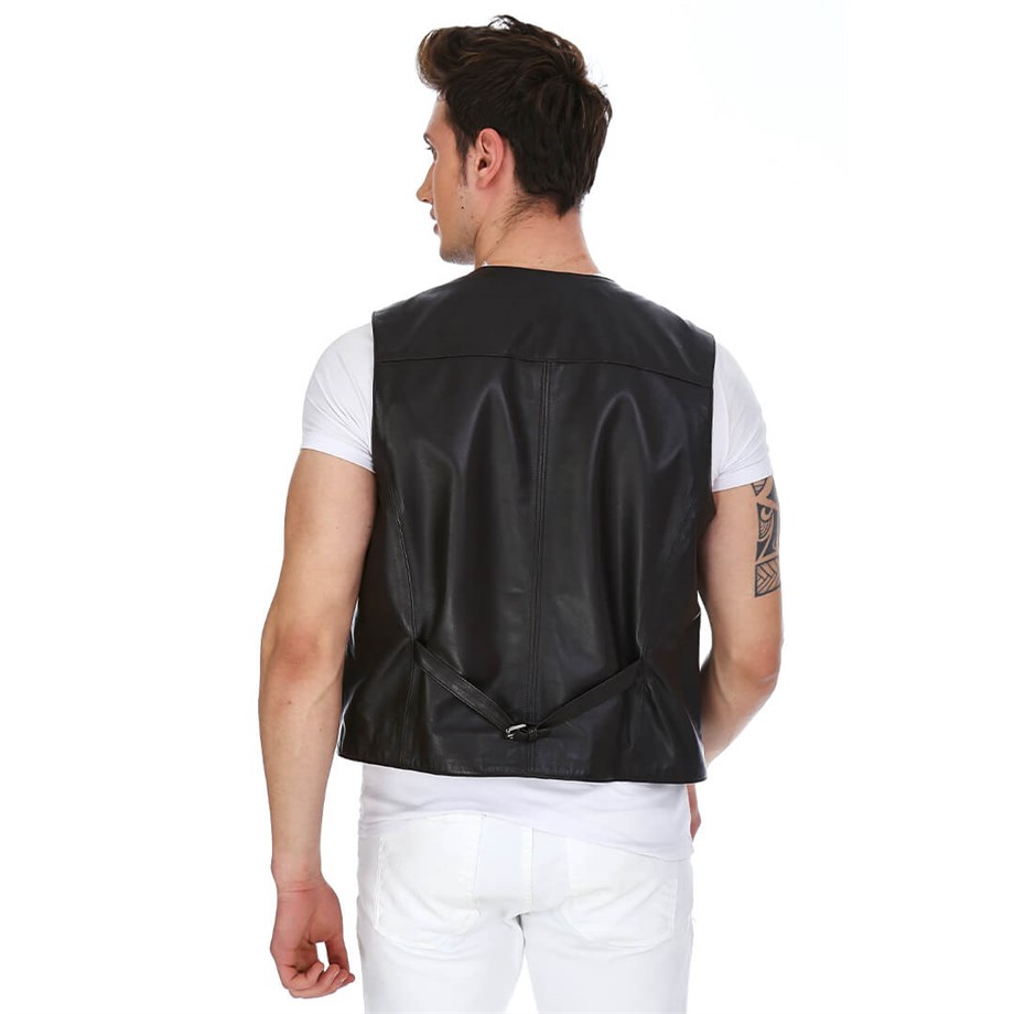 Dinamo Leather Erkek Gerçek Deri Ceket DE-YLK-566 - 20119