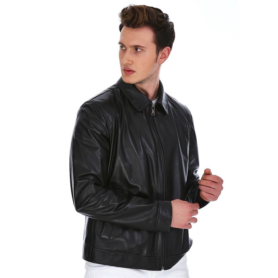 Dinamo Leather Erkek Gerçek Deri Ceket DE-962 - 20024