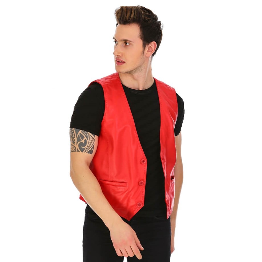 Dinamo Leather Erkek Gerçek Deri Ceket DE-YLK-521 - 20139