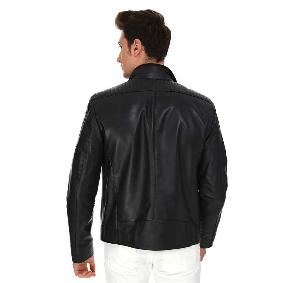 Dinamo Leather Erkek Gerçek Deri Ceket DE-372 - 20091