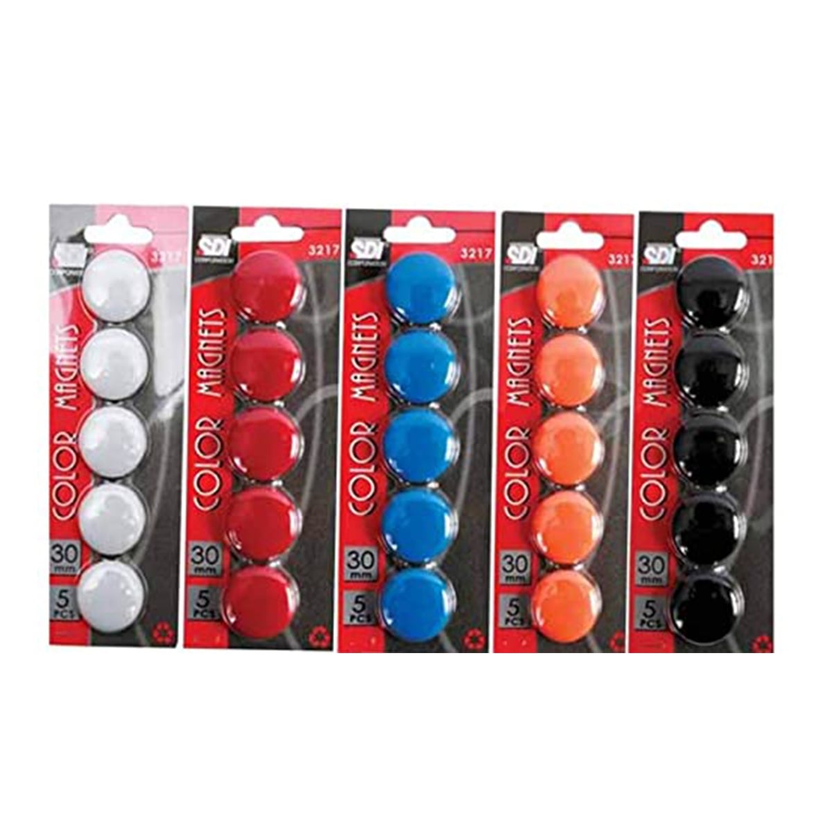 Sdi 3217 mıknatıs 30mm 5'li blister
