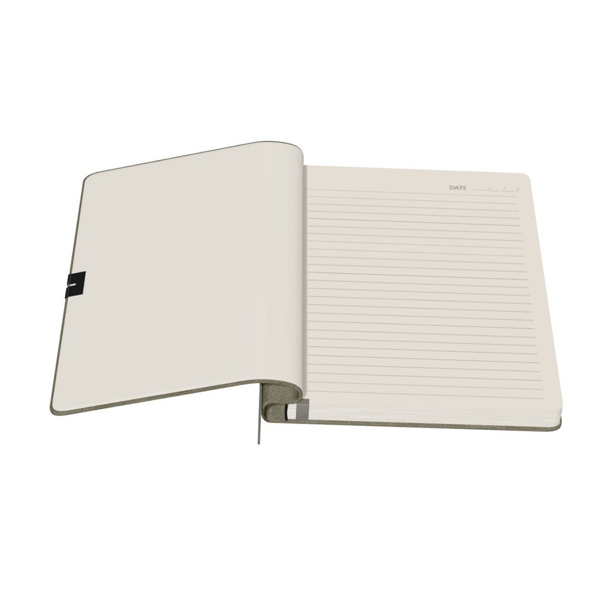 Scrikss Verona A5 Defter Ivory Çizgili Yeşil Gri SP21